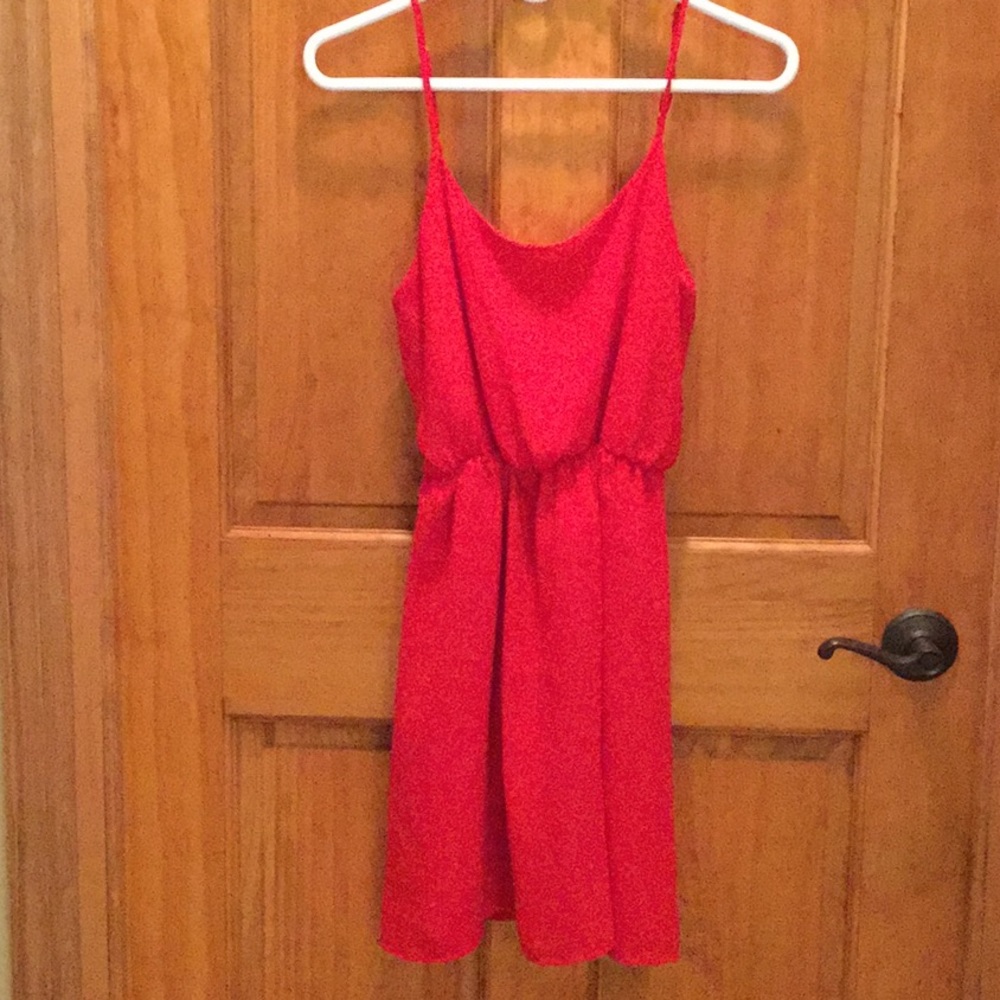 Bright red dress by Myan size S